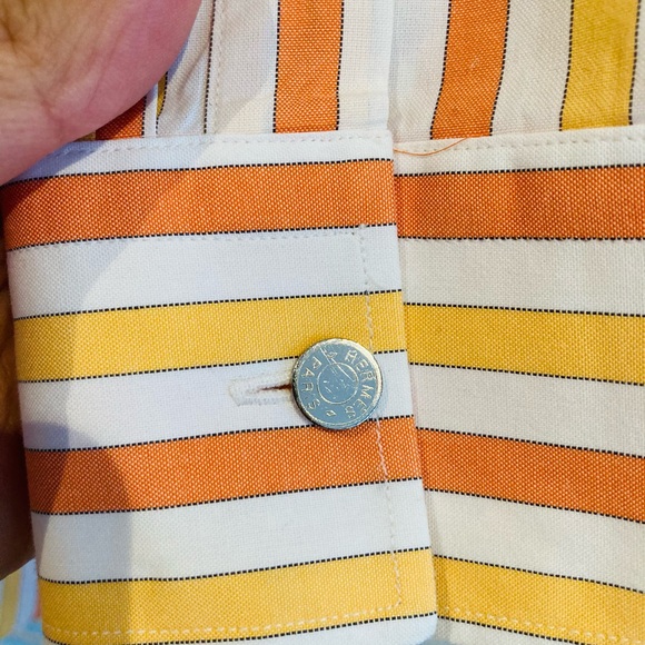 *Authentic* Hermes Dress Shirt Sz 15.5 x 39 - Picture 6 of 12
